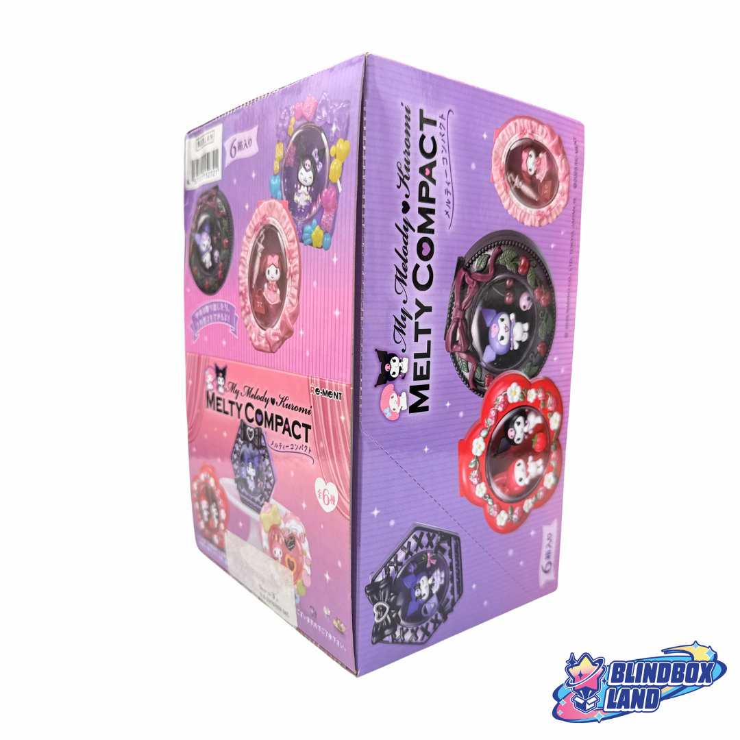 Re-Ment - Sanrio My Melody x Kuromi Melty Compact Series, Blindbox