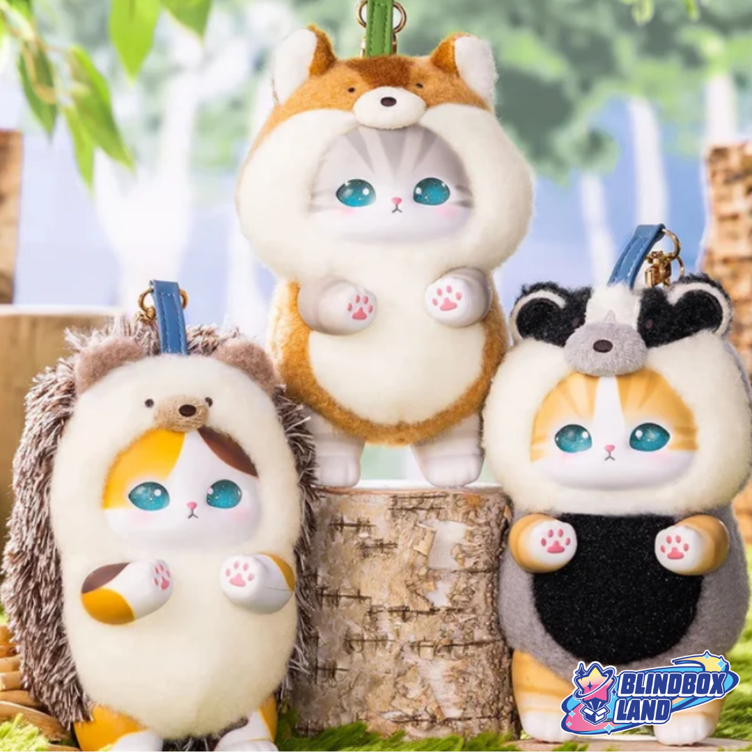 Mofusand - Nordic Kitten Plush Keyring Series, Blindbox