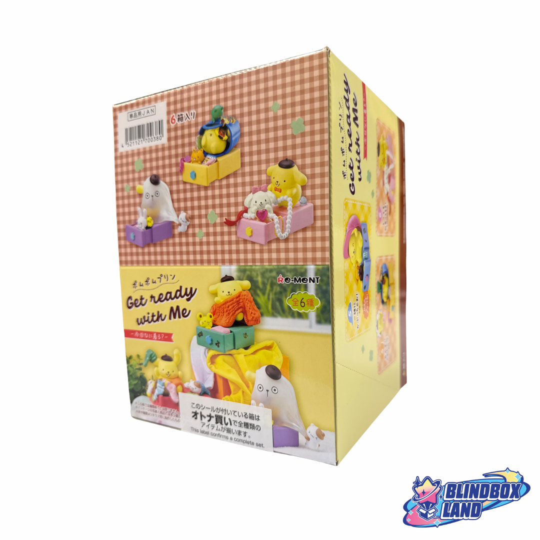 Re-Ment - Sanrio Pompompurin Get Ready With Me Series, Blindbox