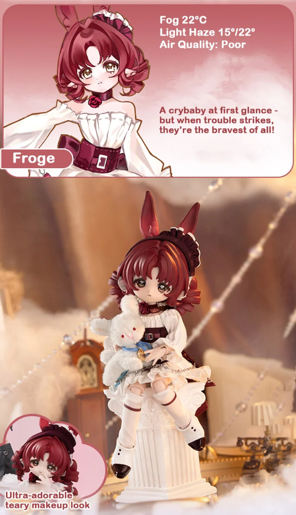 Bonnie's Third Generation Meteorological BJD Action Figure Froge Blindbox Land