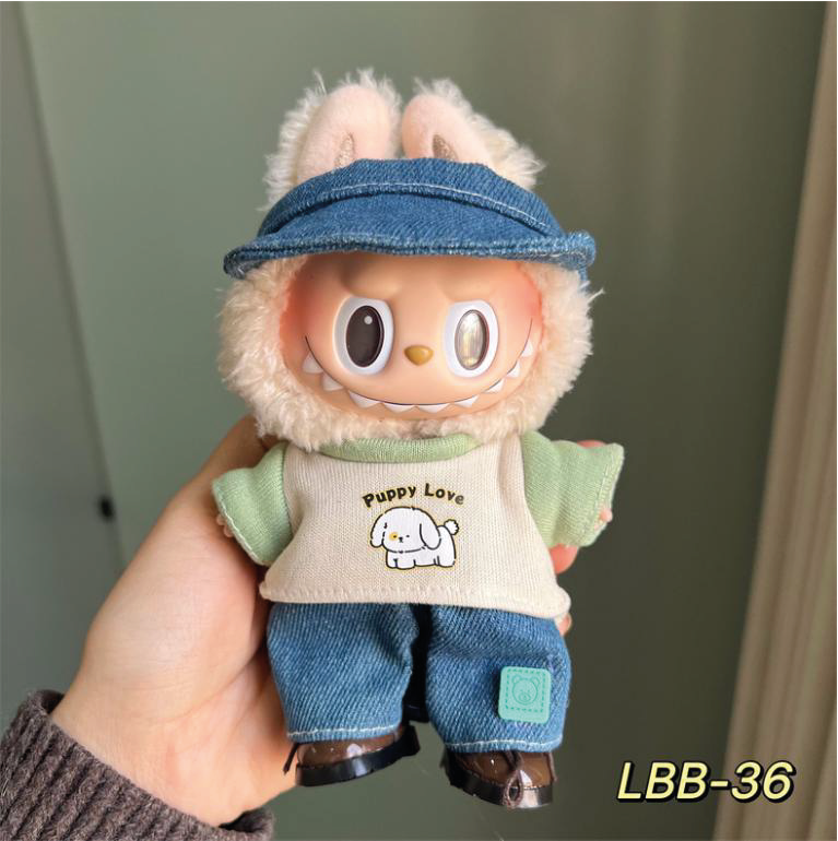 Labubu Plush Outfit Lucky Bag (Exciting Macaron)