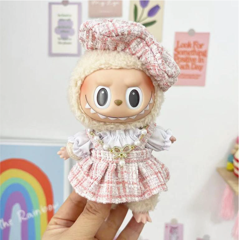 Labubu Plush Outfit Lucky Bag (Exciting Macaron)