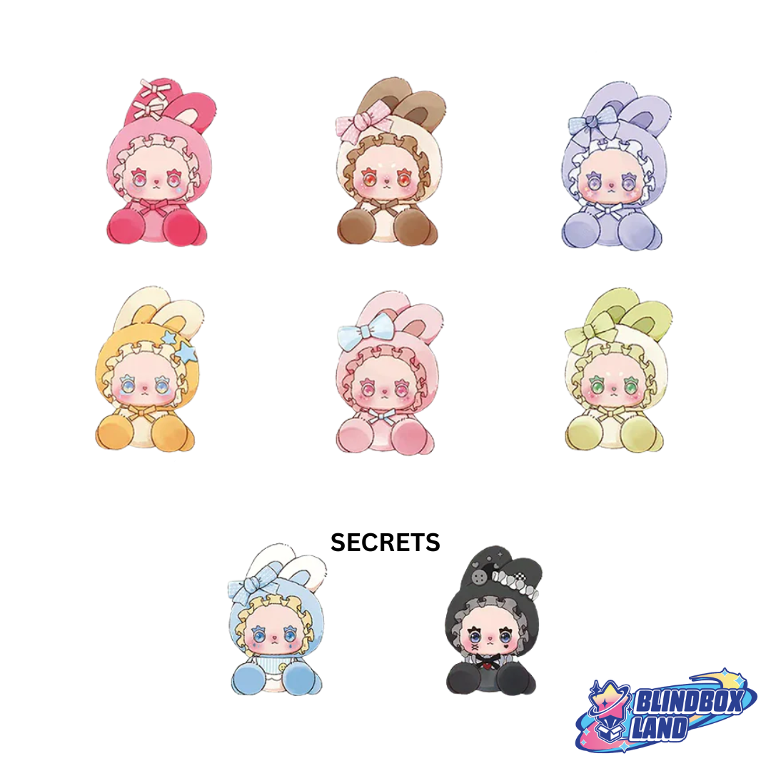 Emma Bunny Alliance Plush Keyring Front All Blindbox Land