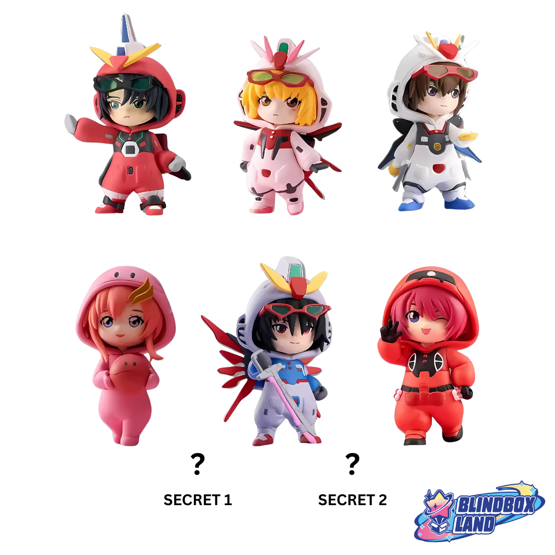 Gundam Seed Destiny Pajamars Mobile Suit all members Blindbox Land