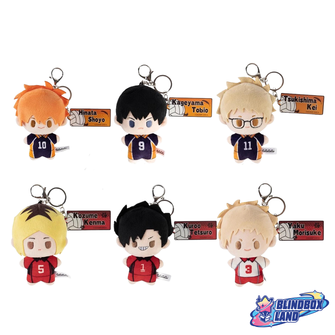 Haikyu!! GuGu Plush Keyring All Characters Blindbox Land