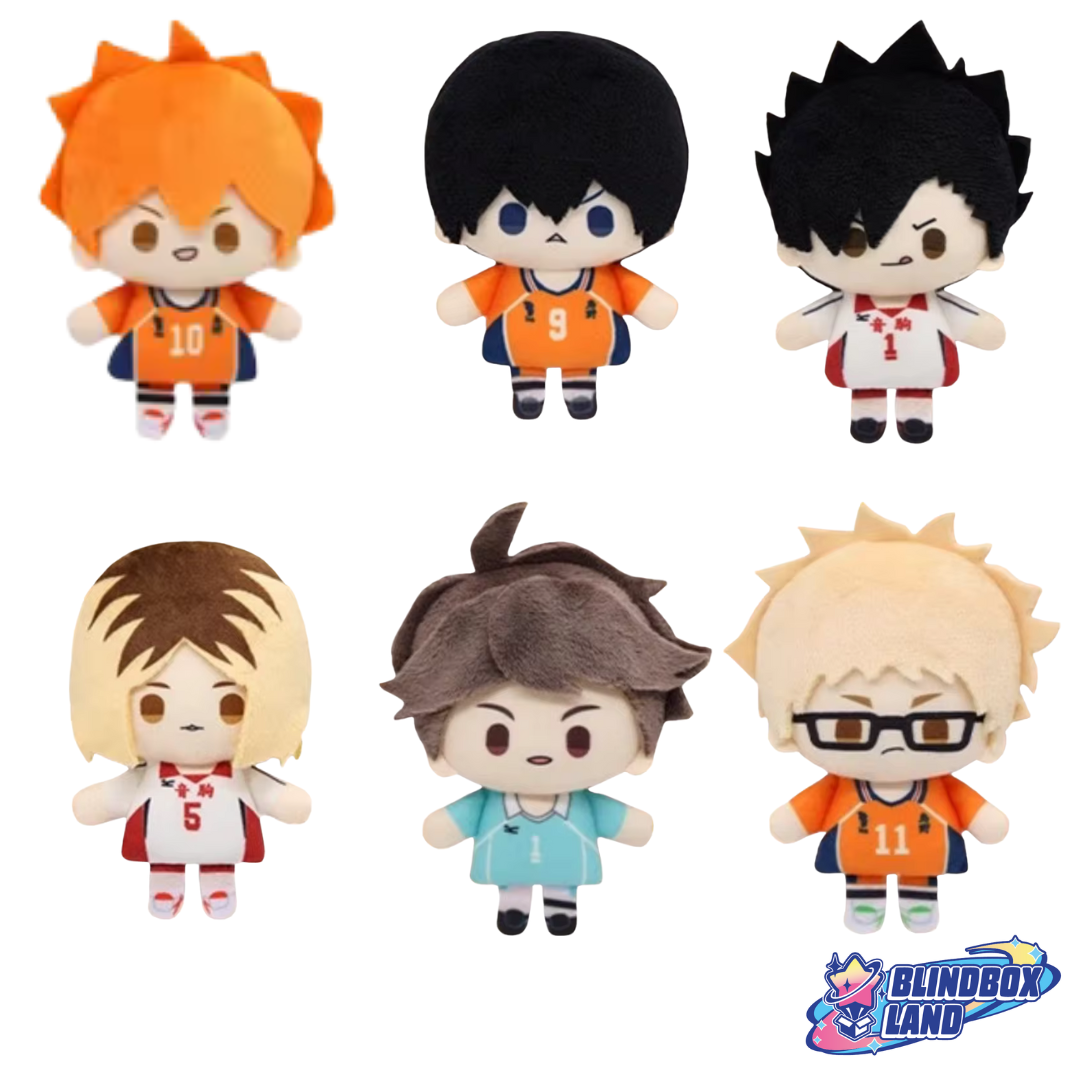 Haikyu!! Mini Plush Doll Keyring All Characters Blindbox Land