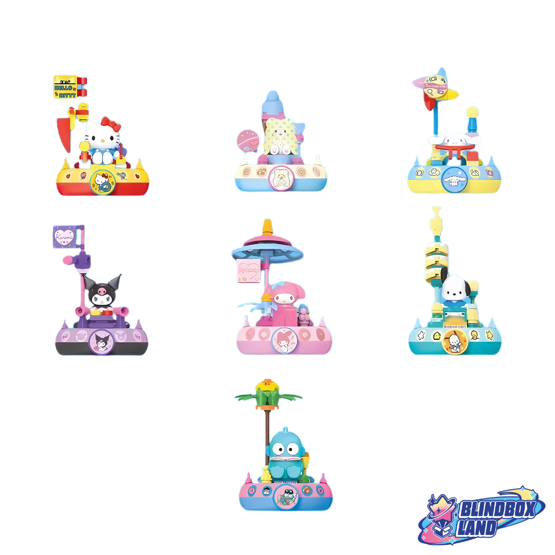 SANRIO - Family Sail Adventure Building Blocks Series, Blindbox
