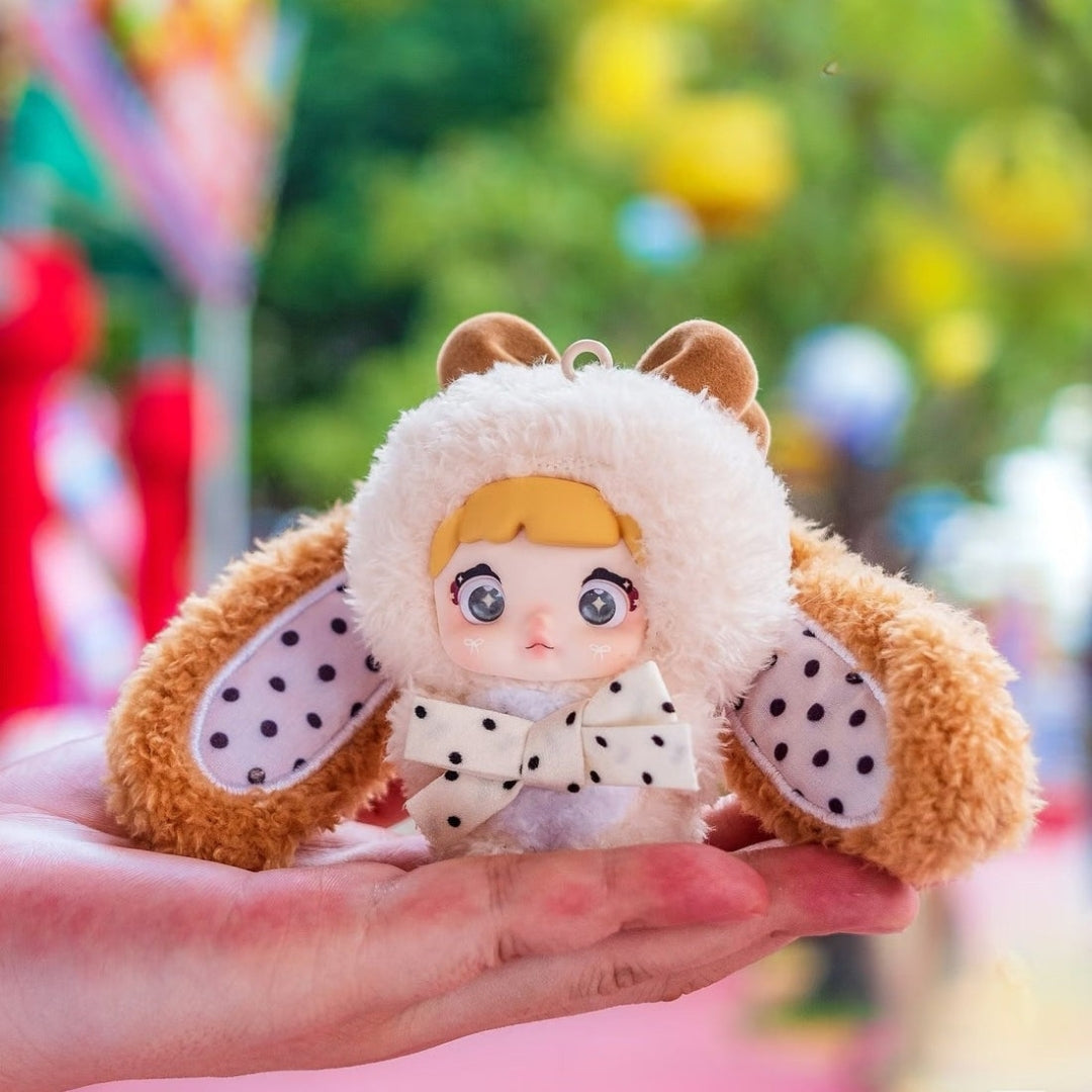 Nommi - Baby Sweetheart Bunny Plush Keychain Series Caramel Choco Blindbox Land