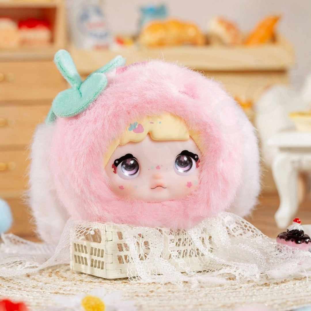 Nommi Glutinous Rice 100% Sweetness Plush Keyring Series Strawberry Marshmallow Blindbox Land