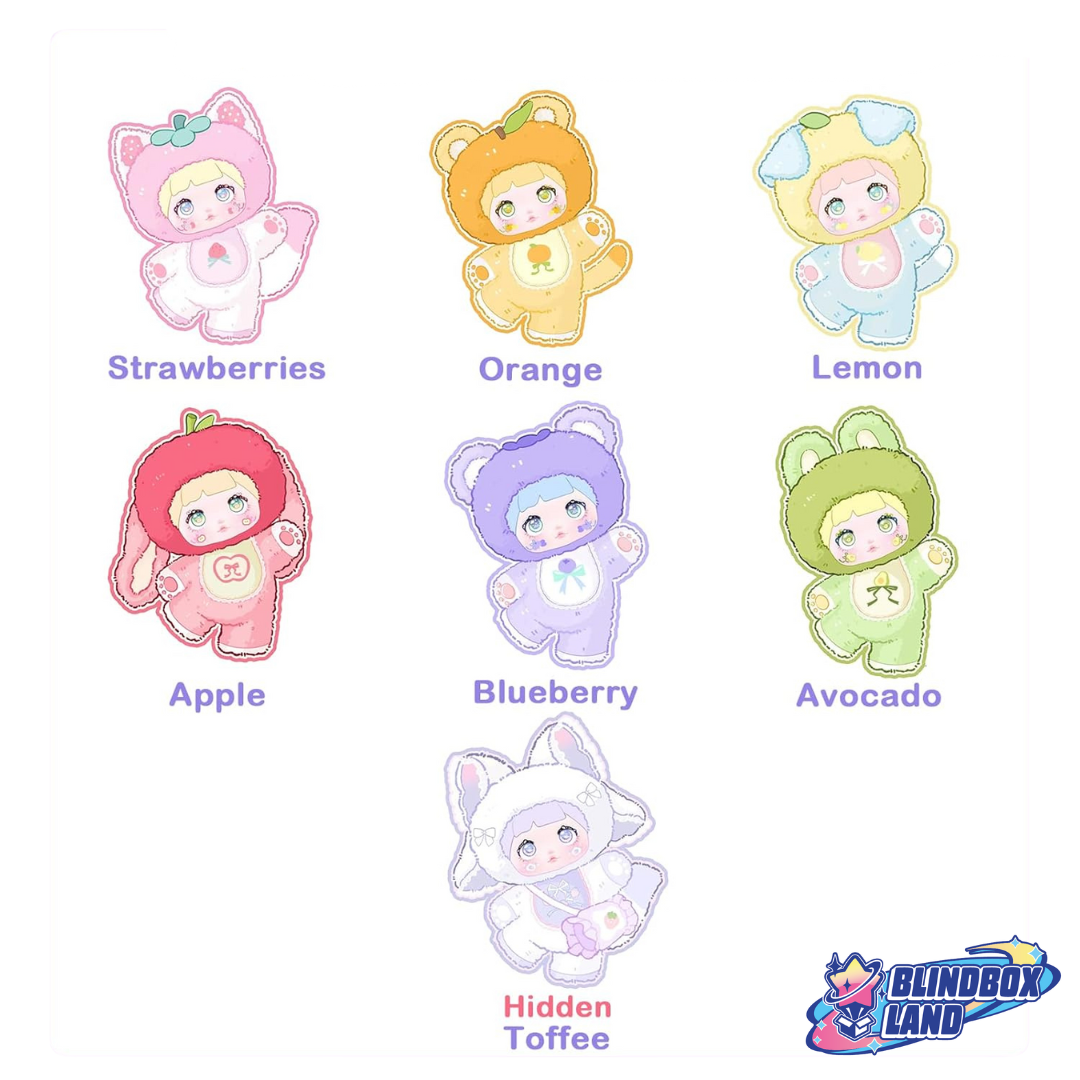 Nommi Interesting Fruits Plush Keyring 2 Blindbox Land