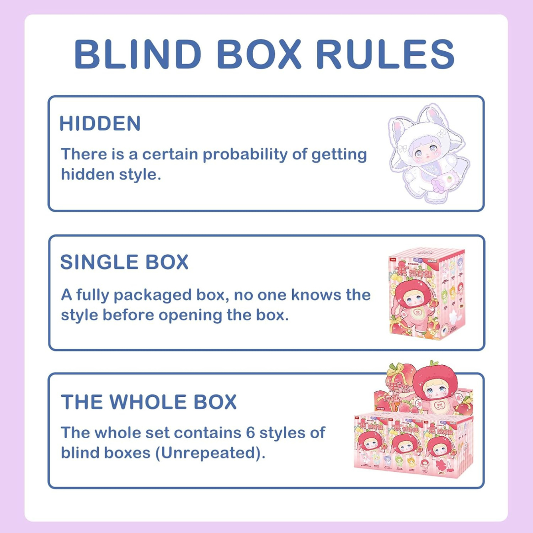 Nommi Interesting Fruits Plush Keyring Game Rules Blindbox Land