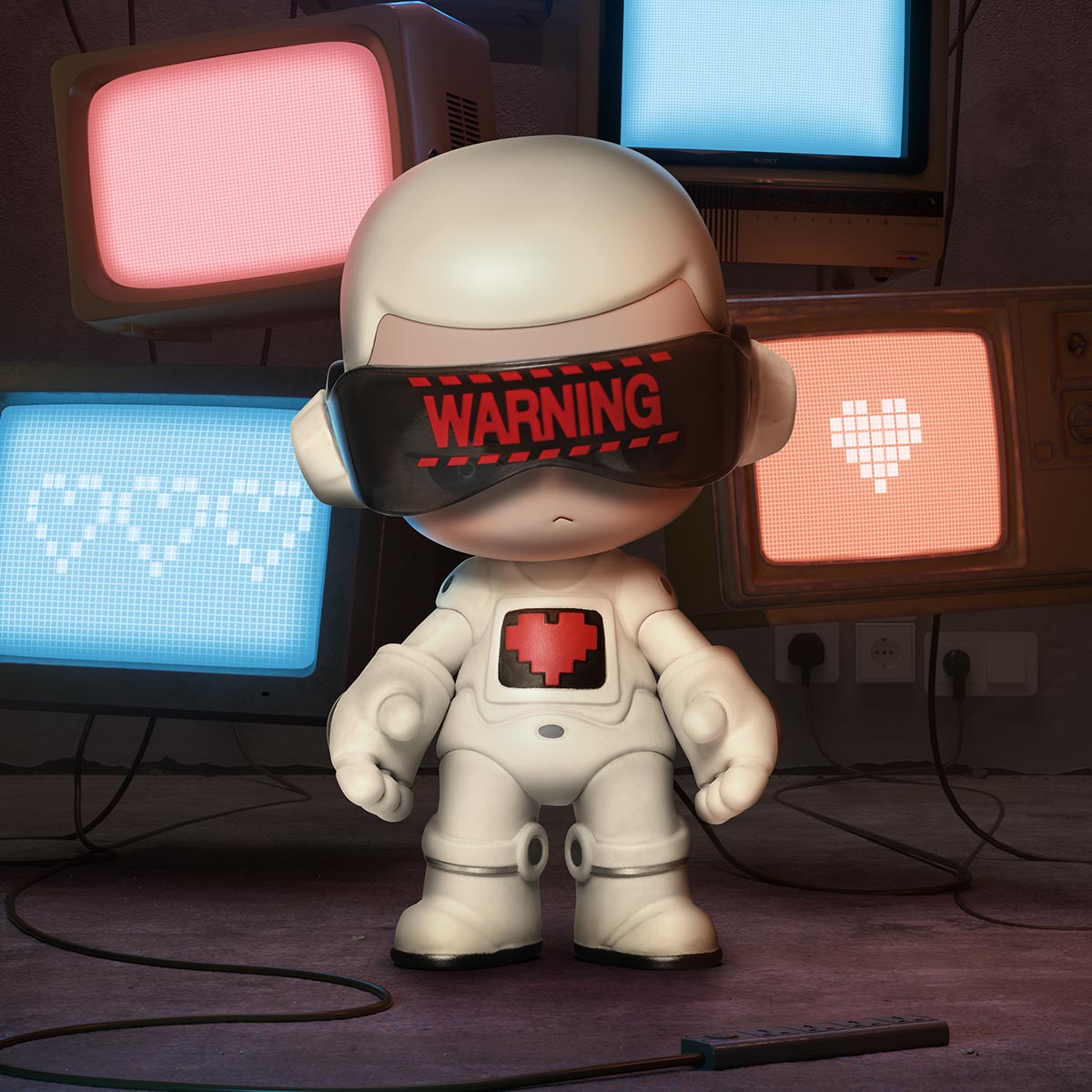 POP MART Kubo City Of Sunset Pulse Warning Blindbox Land