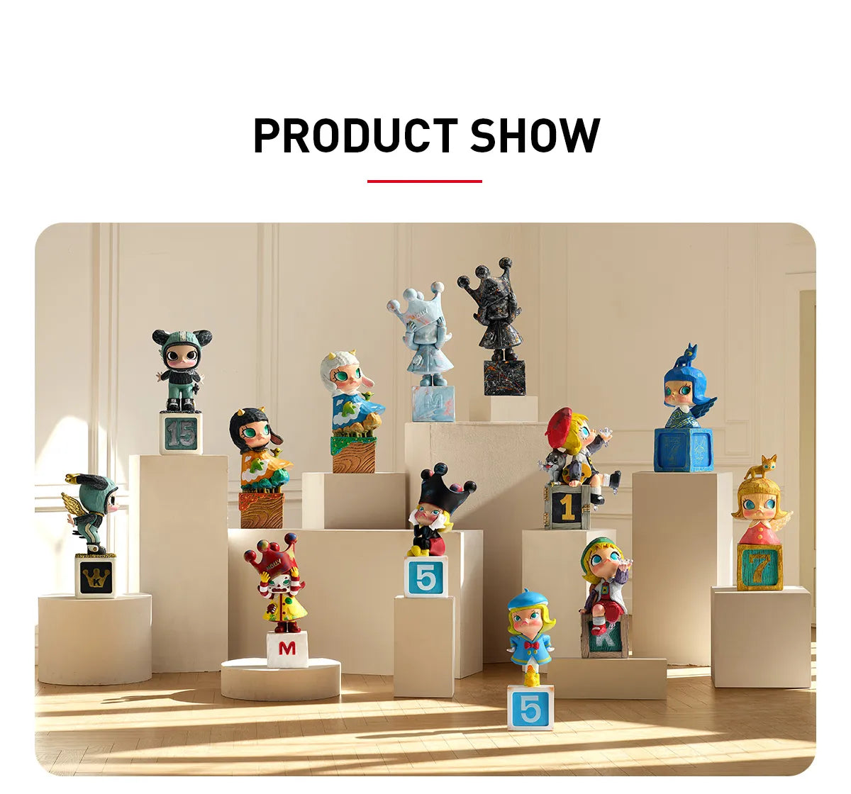 POP MART MOLLY Anniversary Statues Classical Retro product show Blindbox Land