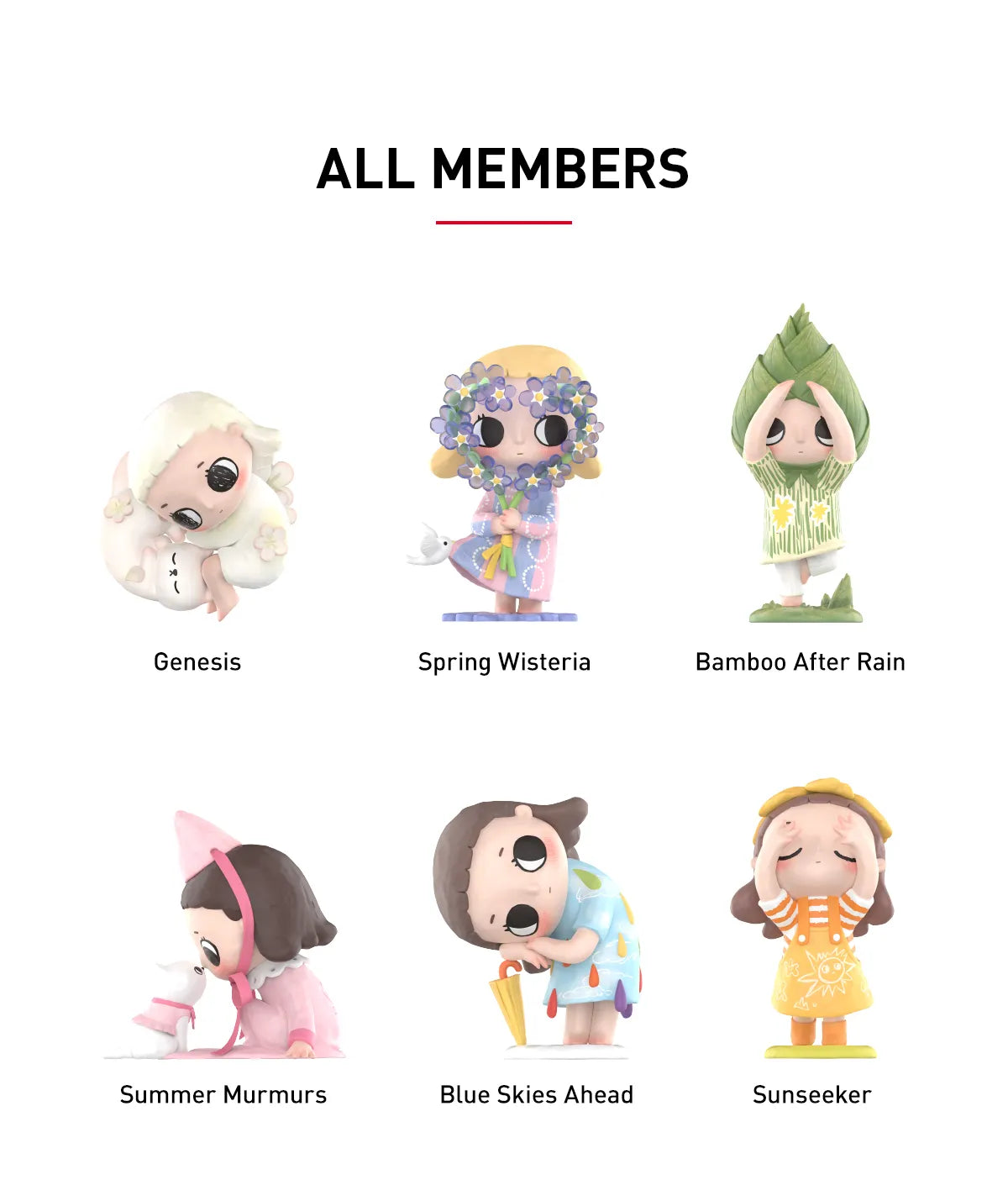 POP MART Nyota I Am The Seasons All Members Blindbox Land