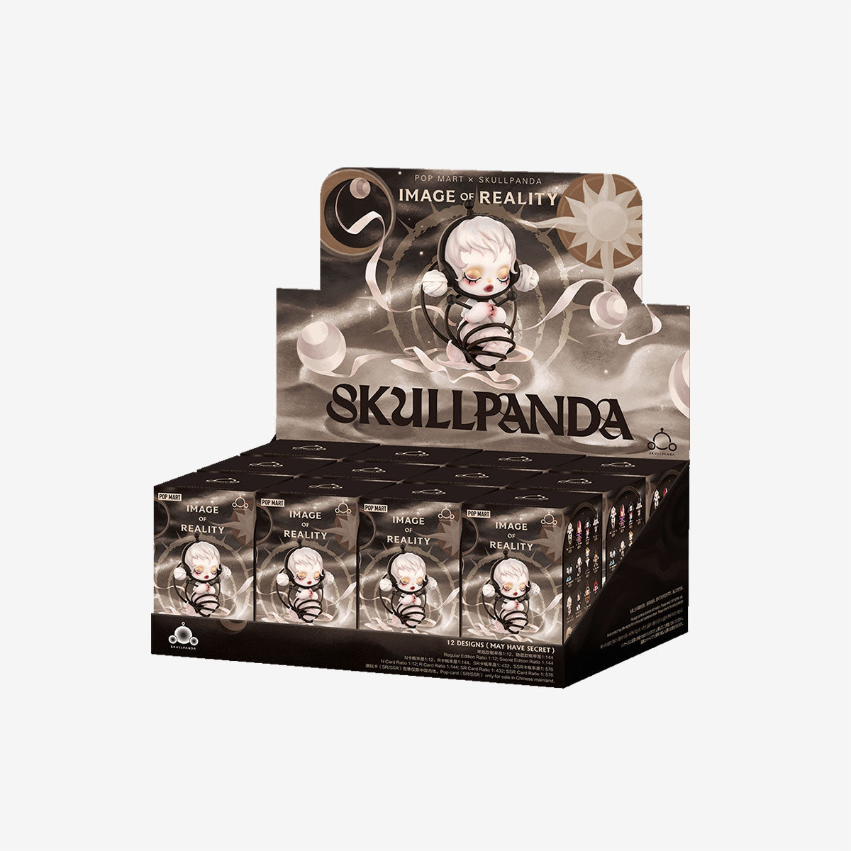 POP MART Skullpanda Image Of Reality Display Blindbox Land
