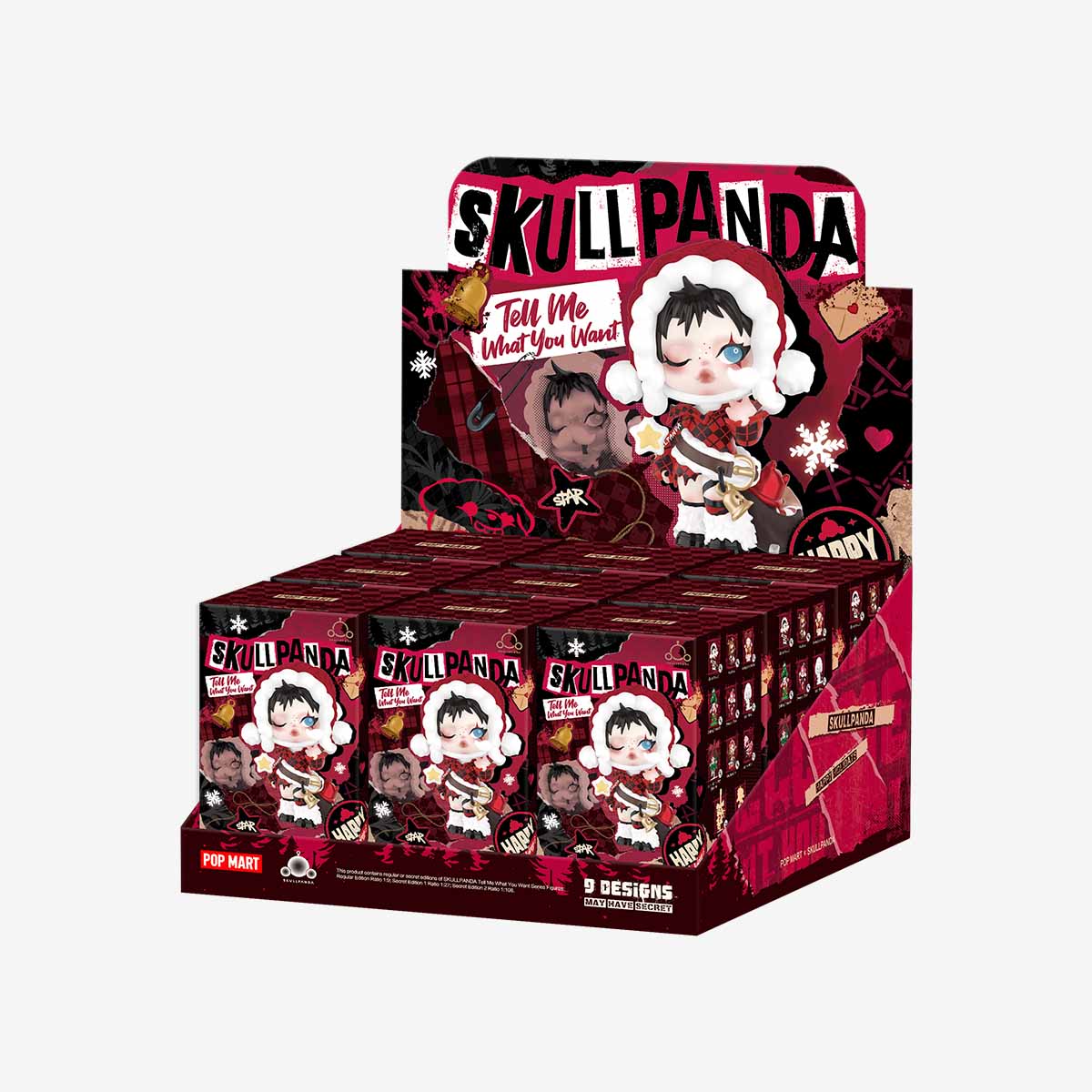 POP MART Skullpanda Tell Me What U Want Display Blindbox Land