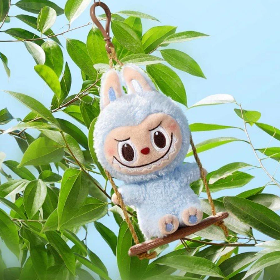 POP MART The Monsters Timber WOrkshop Playing on the Swing 3 Blindbox Land