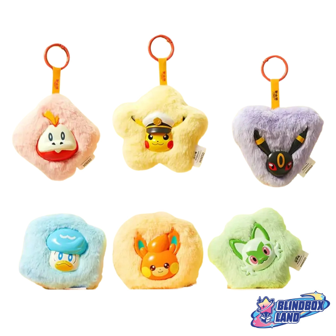 Pokemon Horizon Scented Vinyl Plush Keyring Alle Pikachu, Nachtara, Felori, Kwaks, Pamo, Krokel Blindbox Land
