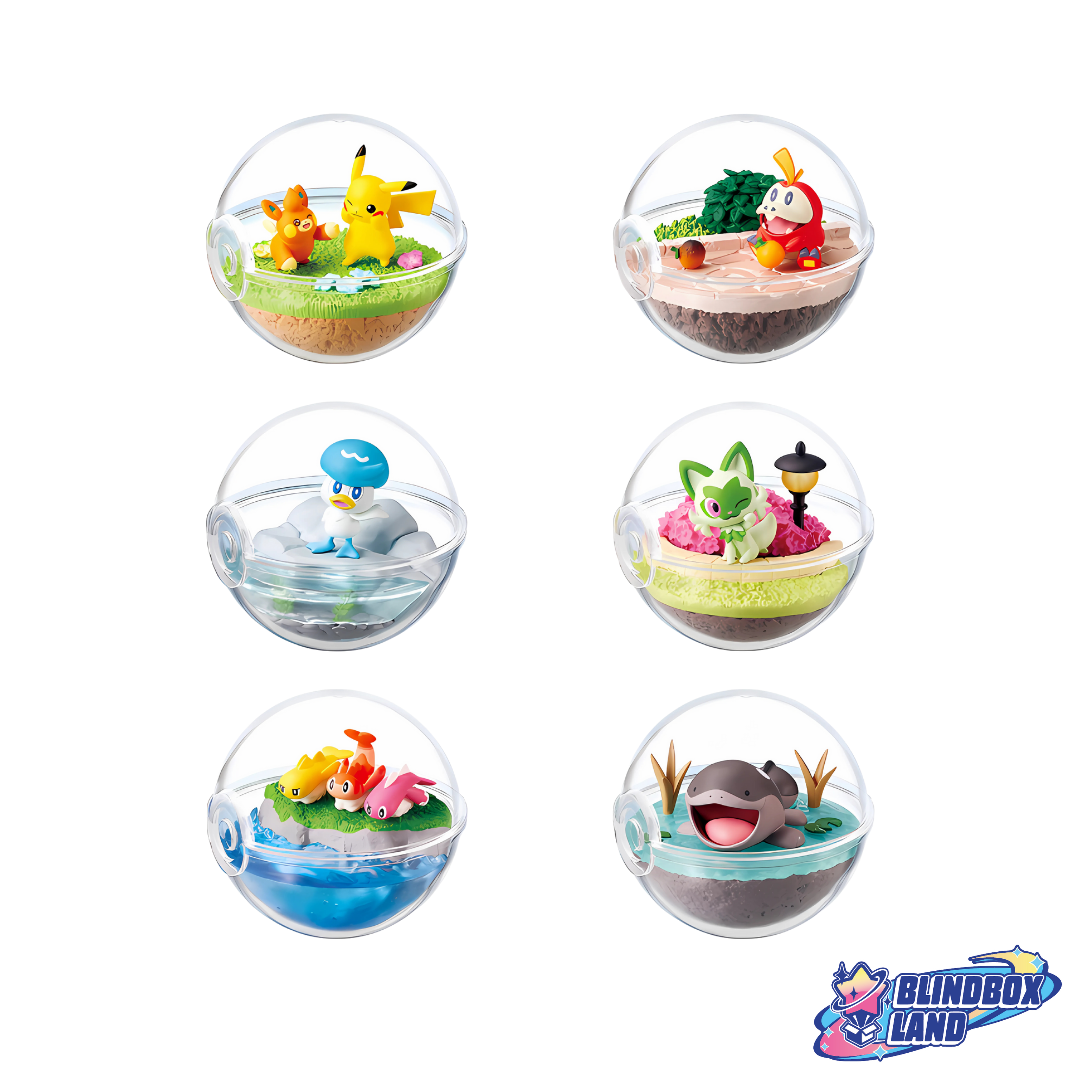 Re Ment Pokemon Terrarium Collection EX Explore The World Of Paldea All Blindbox Land