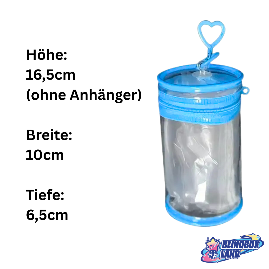 Runde Transparente Bunte Taschen mit Anhänger Produkt Größe Blindbox Land