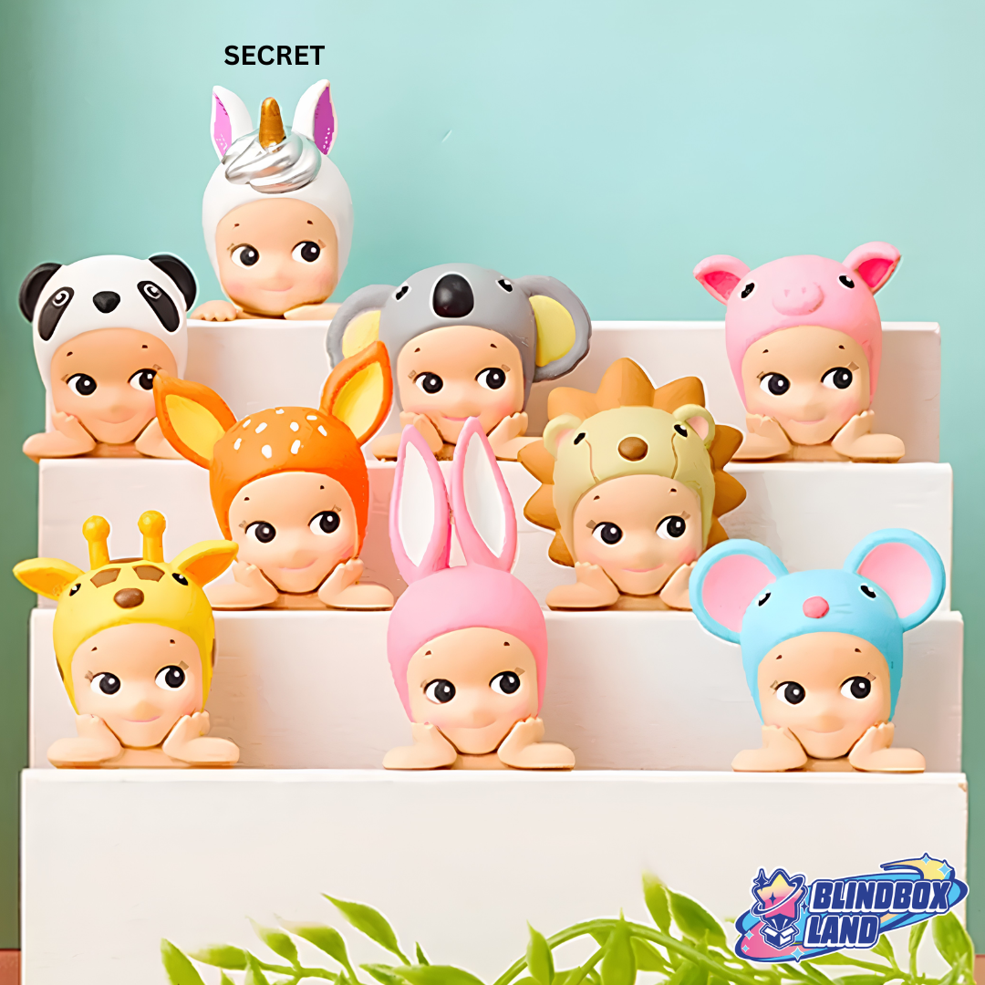 Sonny Angel Animal Series Hippers Produkt Show Blindbox Land