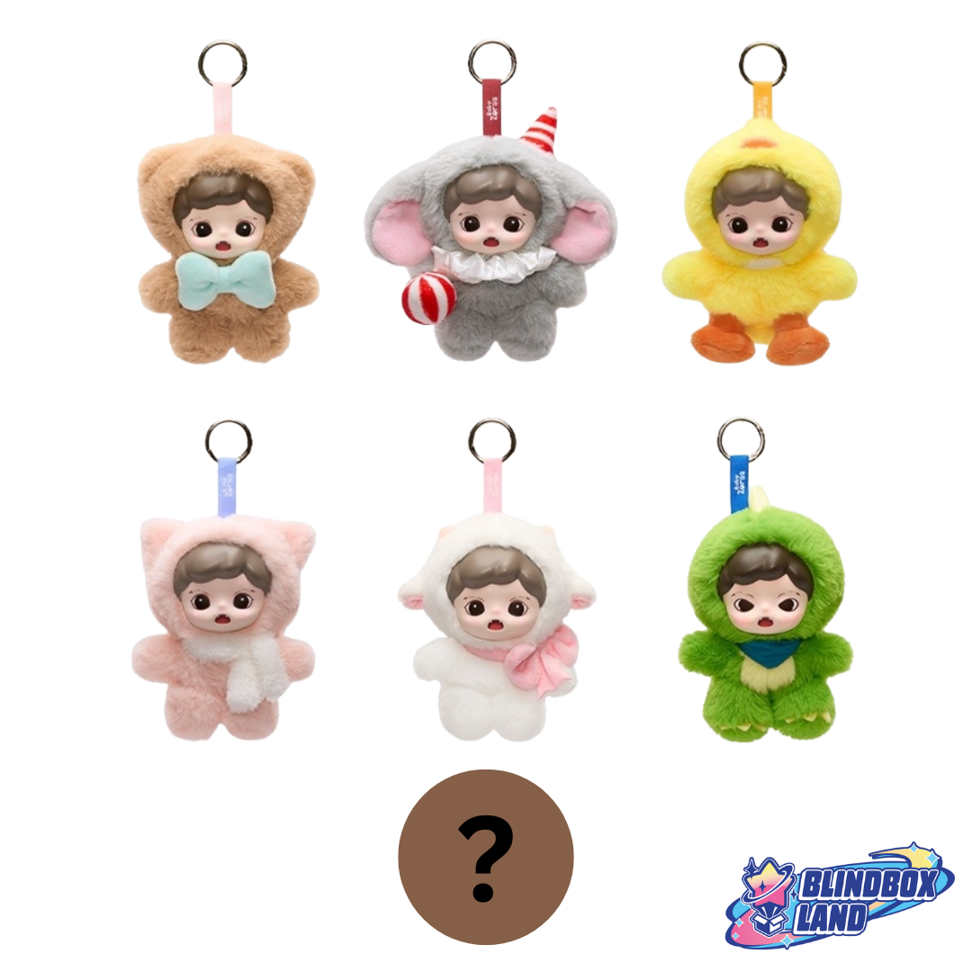 Zoraa Fluffy Cabin Vinyl Plush Keyring Front All Blindbox Land