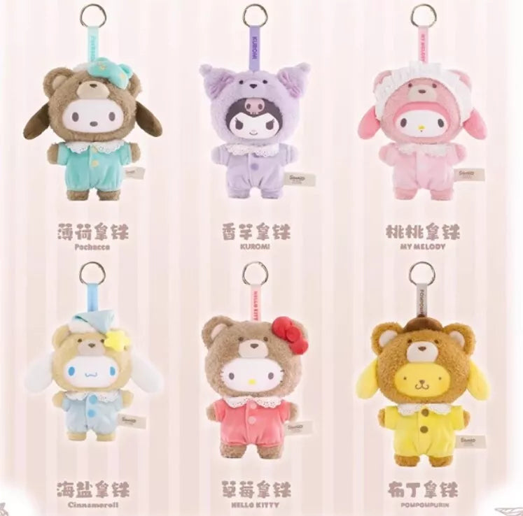 SANRIO - Latte Baby Plush Keyring Series, TOPTOY Blindbox