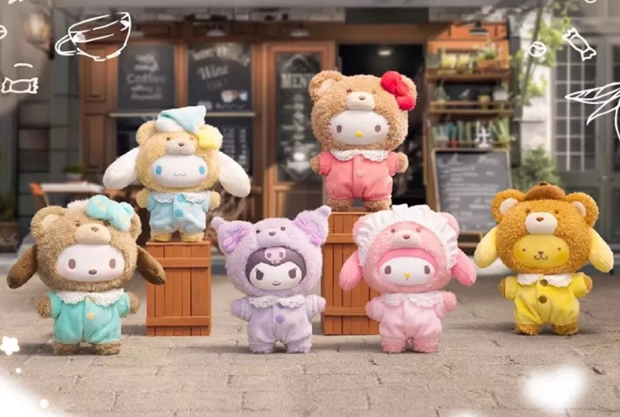 SANRIO - Latte Baby Plush Keyring Series, TOPTOY Blindbox
