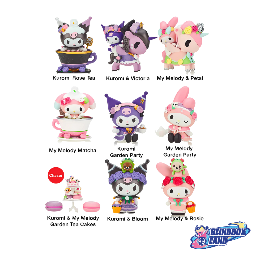 tokidoki kuromi x my melody series Front all set Blindbox Land