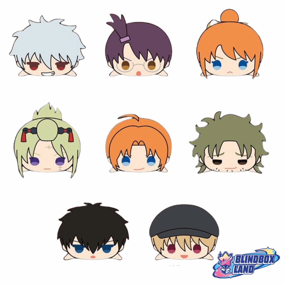 Gintama - Mascot Lying Plush Mochi Mochi Keyring, Blindbox