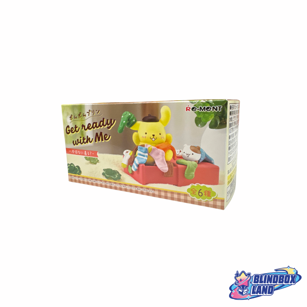 Re-Ment - Sanrio Pompompurin Get Ready With Me Series, Blindbox
