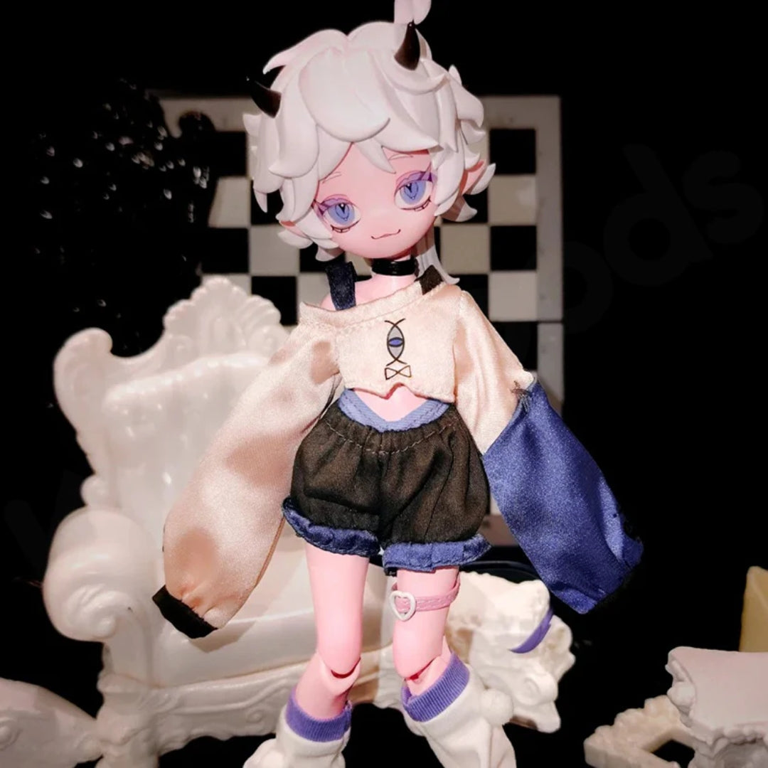 Cooze Devil Horn 1/8 Action Figures BJD Series, Blindbox Land