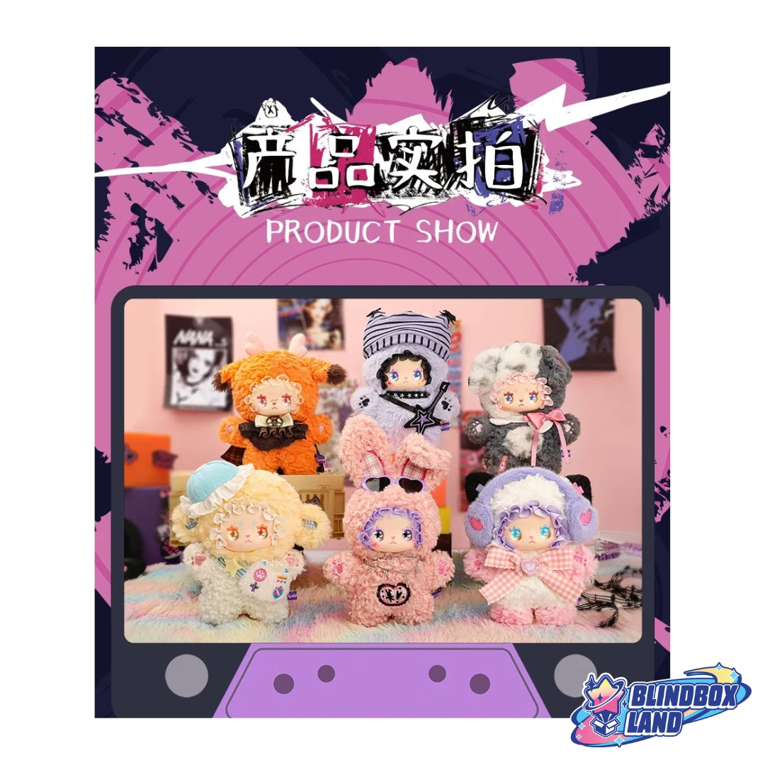 Lovely Emma - Punk Era Plush Keyring Series, Blindbox