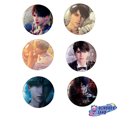 LOVE AND DEEPSPACE - Button Tinplates (6 Versions), Blindbags