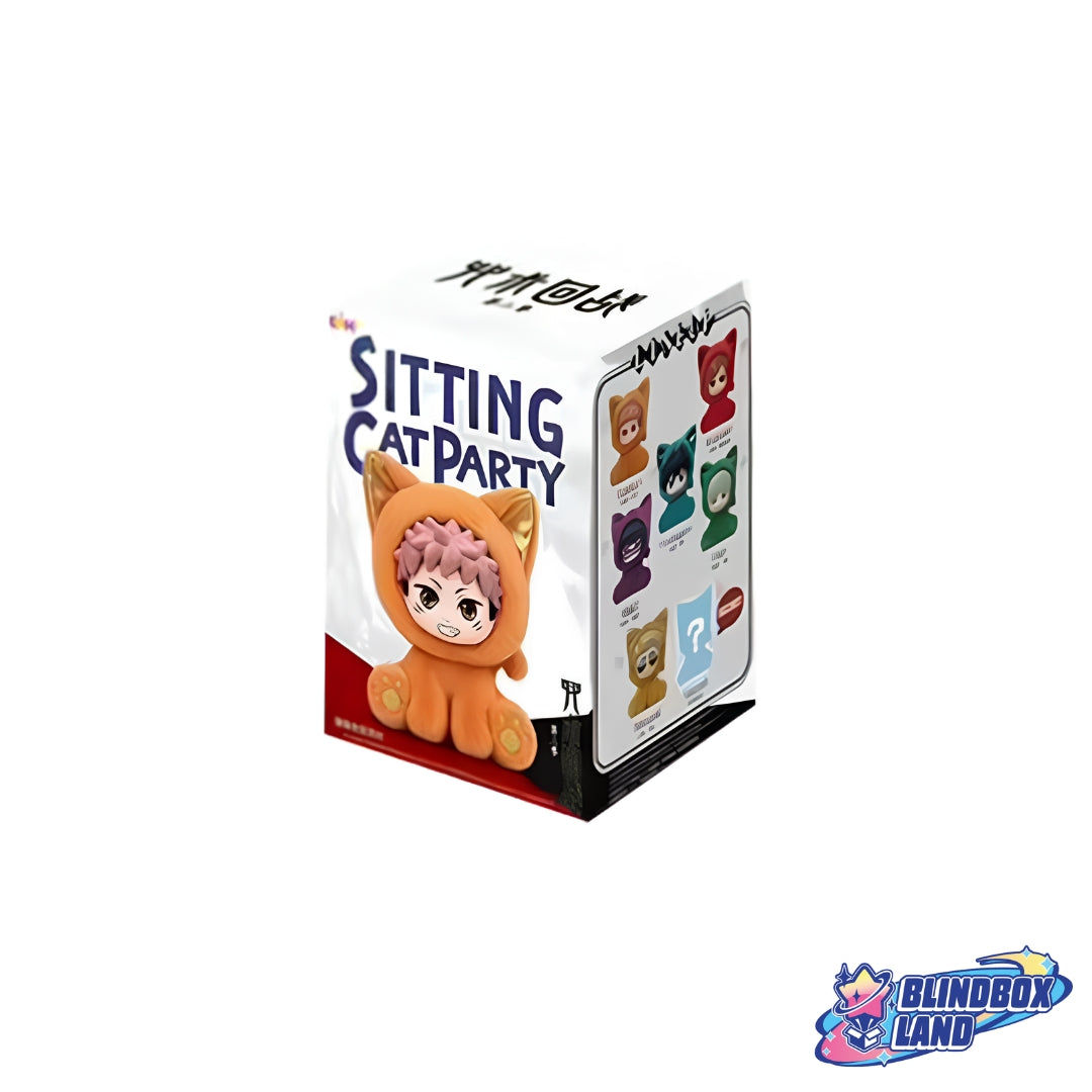 Jujutsu Kaisen - Plush Keyring Vol. 2 Sitting Cat Party Series, Blindbox