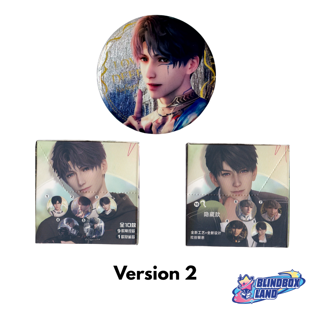 LOVE AND DEEPSPACE - Button Tinplates (6 Versions), Blindbags