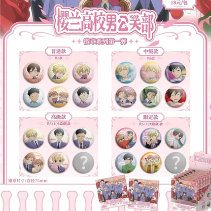 Ouran High School Host Club Random Badge Series, Blindbag
