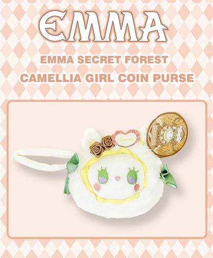 EMMA - Secret Forest Plush Coin Purse (Cat / Rabbit)