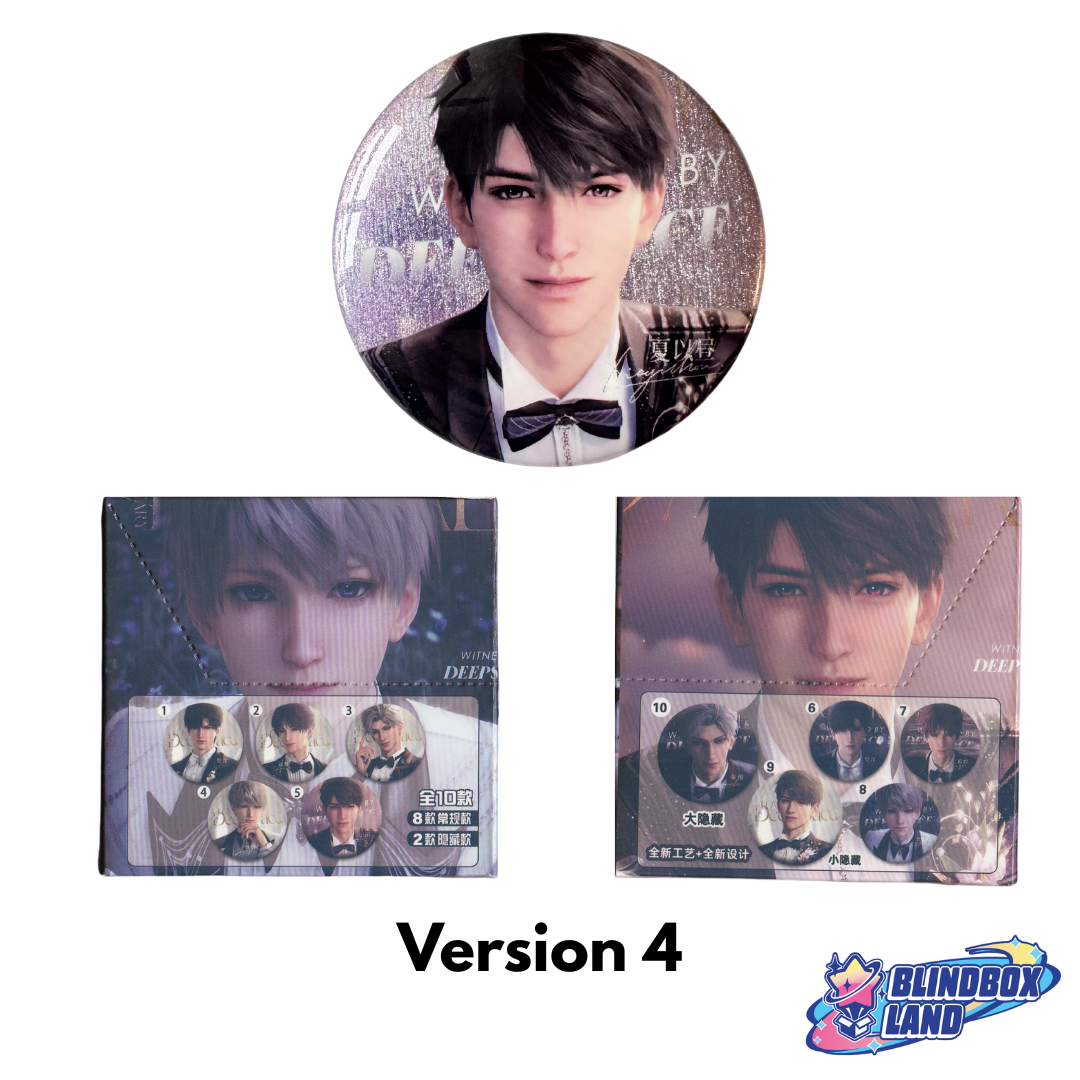 LOVE AND DEEPSPACE - Button Tinplates (6 Versions), Blindbags