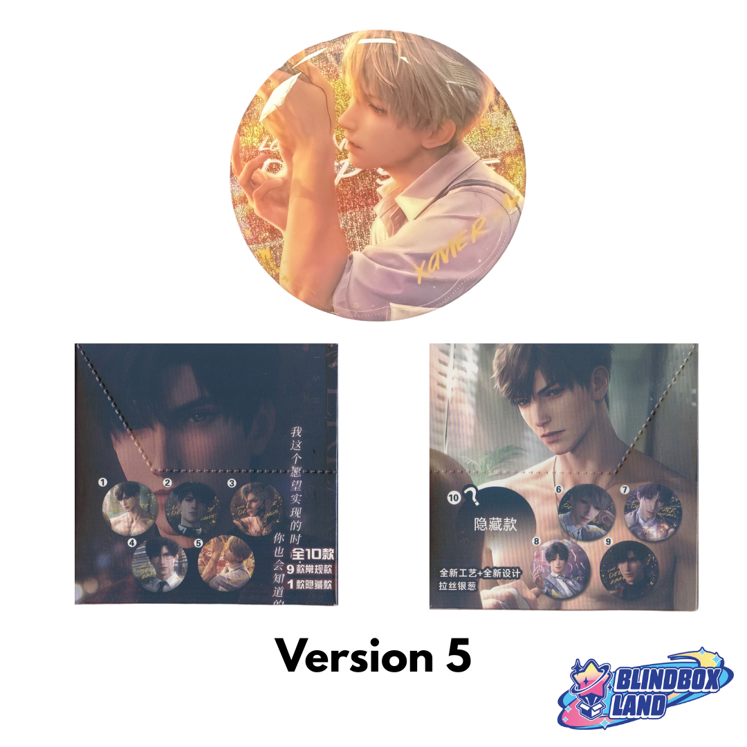 LOVE AND DEEPSPACE - Button Tinplates (6 Versions), Blindbags