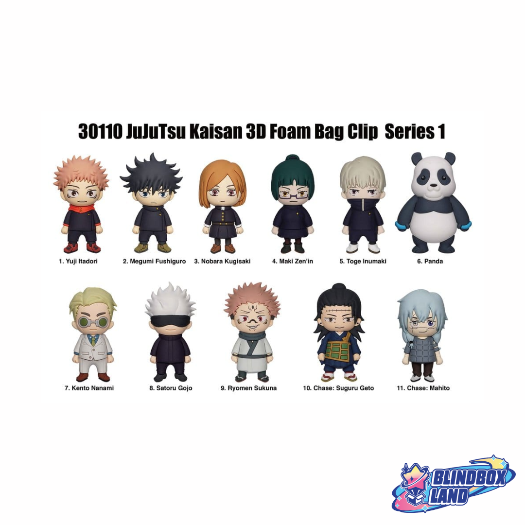 Jujutsu Kaisen - Figural Bag Clip Keyring Series 1, Blindbag