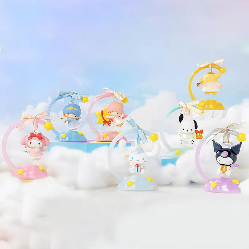 Sanrio Star Angel Blindbox Miniso Pompompurin My Melody Twin Stars Cinnamoroll Pochacco Mysterybox Kuromi Kiki Lala 