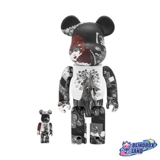 BE@RBRICK - UZUMAKI S'YTE (Yohji Yamamoto Planning Dept) 100% & 400%