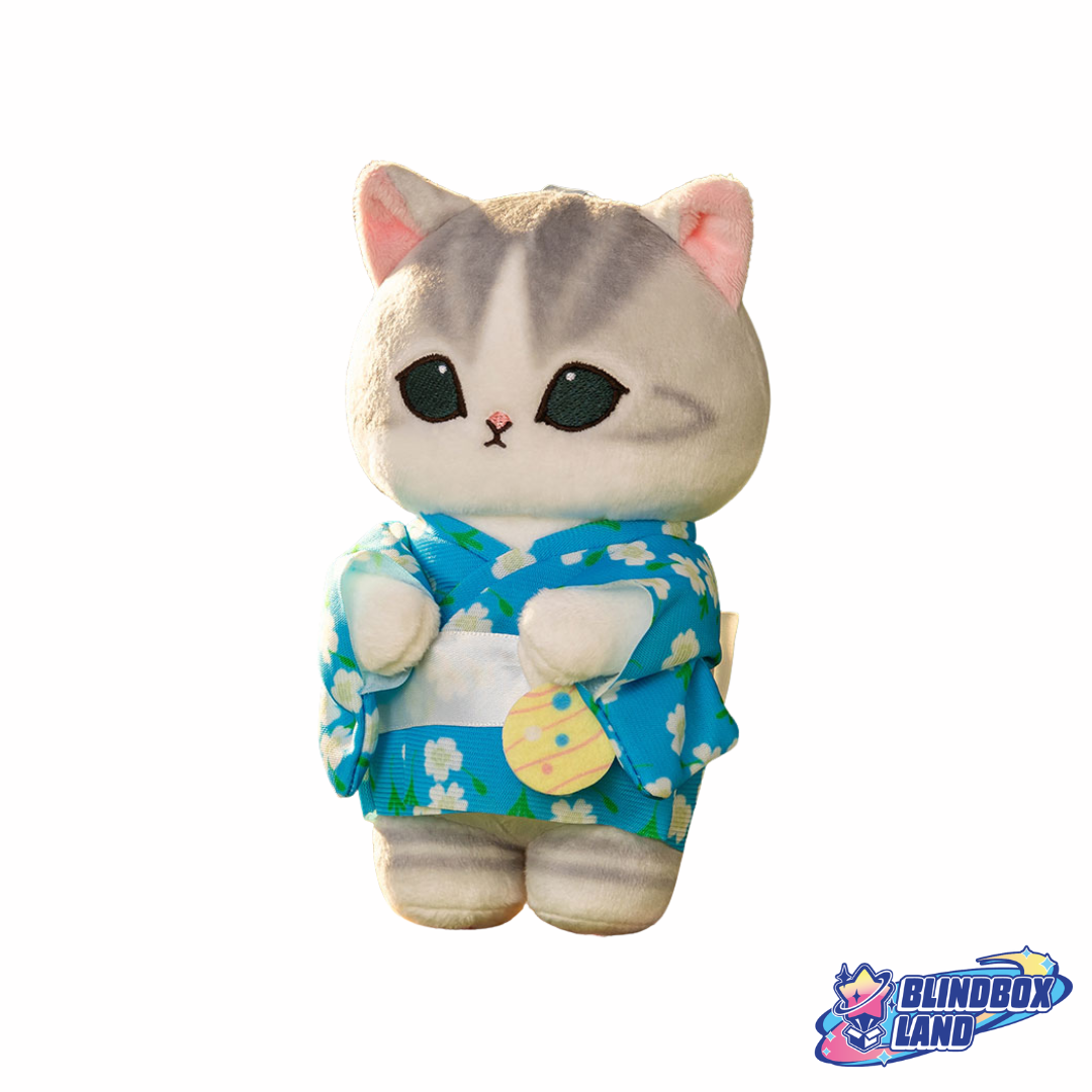 Mofusand - Cat Mascot Plush Keyring in Yukata Style