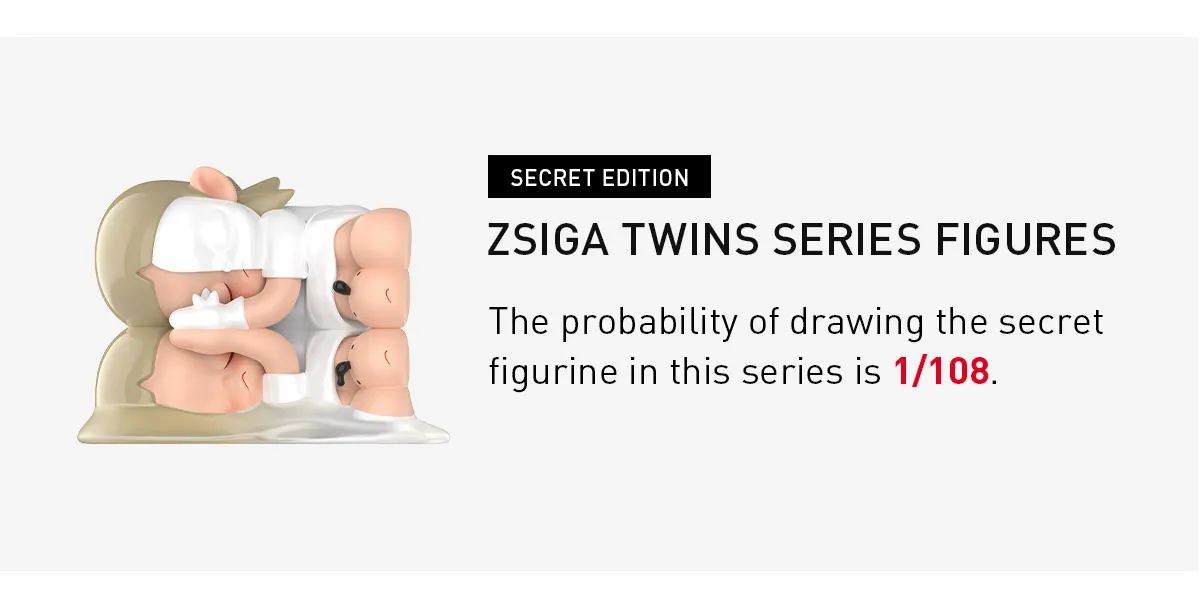 POP MART - ZSIGA Twins Series, Blindbox