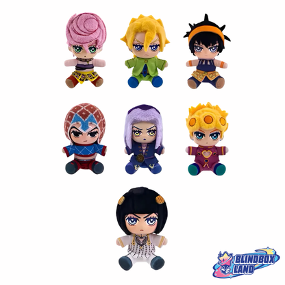 Jojo's Bizarre Adventure - Golden Wind Trial Cute Journey Sitting Plush Keyring Series, Blindbox