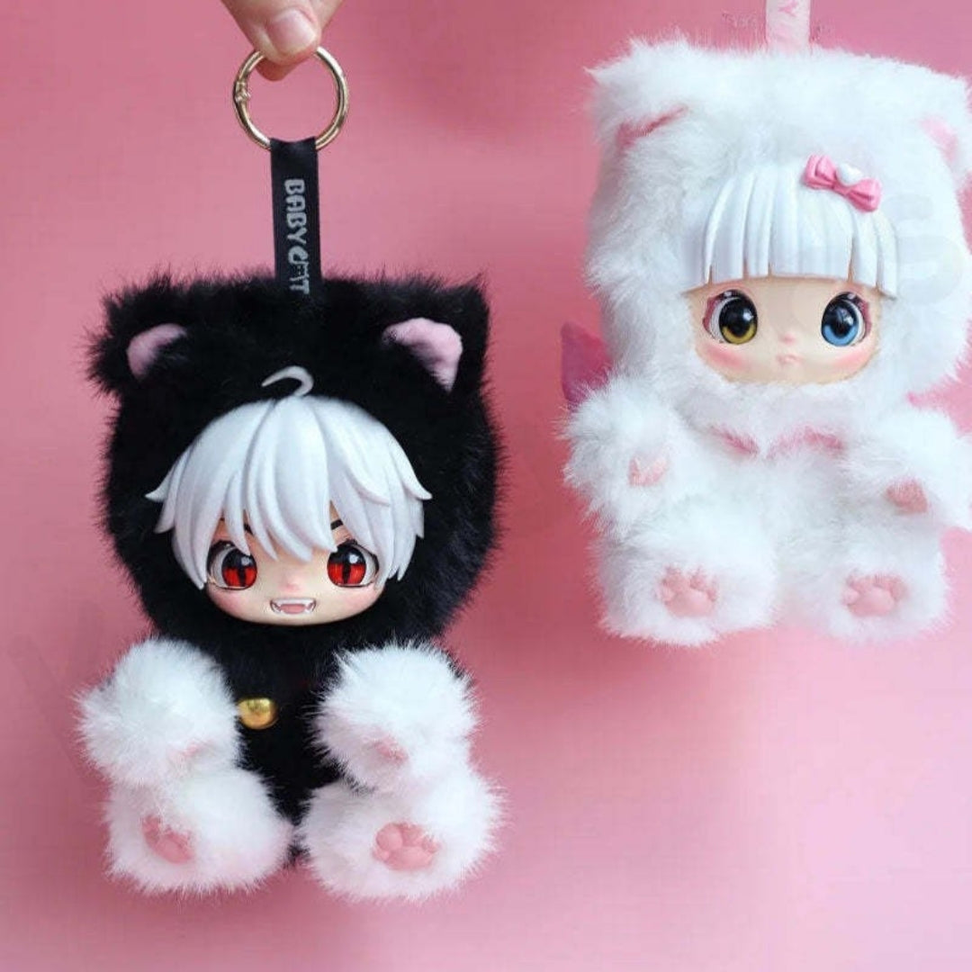 Baby Cat Romantic Escape Plush Keyring Product Show 1 Blindbox Land