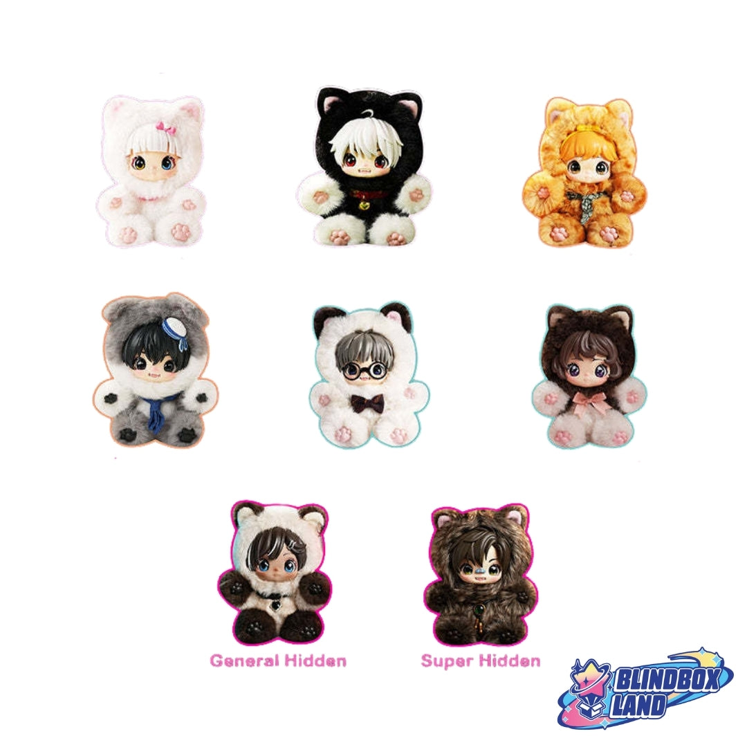 Baby Cat Romantic Escape Plush Keyring All Designs Blindbox Land