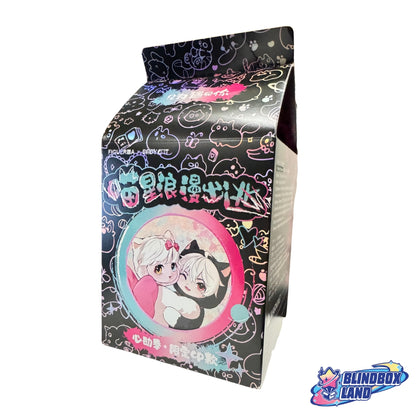 Baby Cat Romantic Escape Plush Keyring Single Box Blindbox Land