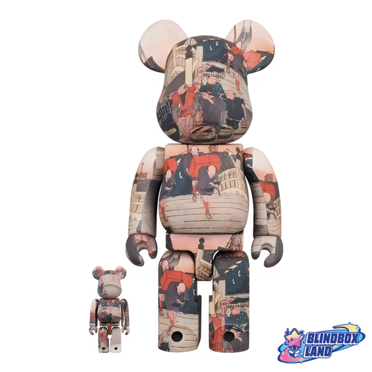 Bearbrick 53 Stages of the Tokaido Highway Nihonbashi Bridge Utagawa Hiroshige Blindbox Land